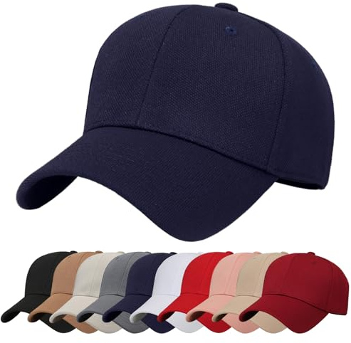 Baynetin Cappello da Baseball Uomo con Visiera Unisex Cotone Regolabile Casuale Berretto da Baseball Cappellini per Ciclismo, Pesca, Tennis, Corsa