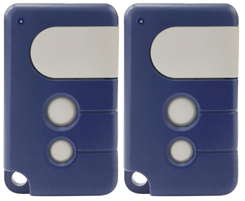 Lot de 2 émetteurs portatifs de garage compatibles avec Chamberlain LiftMaster MotorLift 84335EML, 84333E, 94333E, 433,92 MHz Télécommande de garage pour MotorLift ML500, ML700