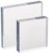 OLYCRAFT 2 stücke Acryl Würfel Display Block 10x10cm 15x15cm Klar Acryl Display Basis Quadrat Acryl Display 2.5cm Dick Klarer Acrylwürfel Mit Transparenter Quadratischer Basis