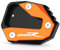 Modeer Motorrad CNC seitenständer Verlängerungspolster Für K.TM 790 Duke/L 2018-2024 | 890 Duke/R/L/GP 2020-2023 | 990 Duke 2023-2024 Zubehör (890R/Schwarz-2)