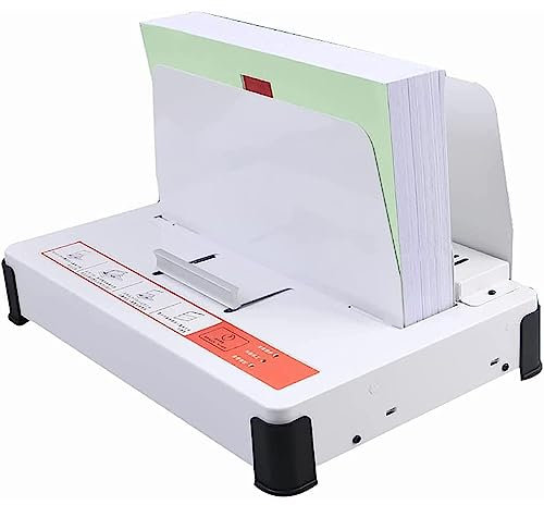 IUBGFTO Thermobindegerät, Thermobindegerät für A4, Elektrischer Buchbinder 1-55MM Bindestärke, für Ausschreibungen, Versicherungsverträge, Berichte, Ideal für den Einsatz im Büro