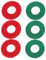 OSOLADY Fiber Washer Resistance 6pcs Battery Terminal Washers Car Battery Terminal Protectors Protection