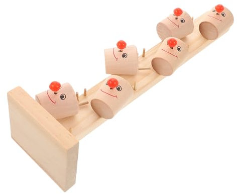 FELTECHELECTR Murmelbahn-Spielzeug aus Holz interaktives Spiel für Jungen und Mädchen für Kleinkinder Lernentwicklungsspielzeug für die Spielzeit mit der Familie