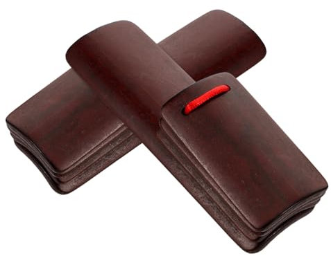 Kisangel 2stücke Holz Schlaginstrumente Traditionelle Chinesische Kastagnetten Musikinstrumente Aus Holz Für Junge Mädchen Tanzkastagnetten Pädagogische Rhythmusinstrumente