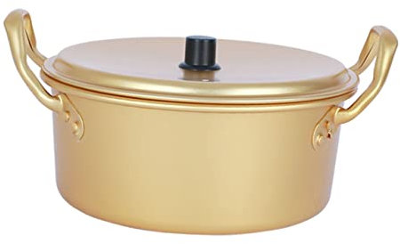 Mobestech Ramen Pot Lid Cooking Tool Instant Noodles Maker Kitchen Soup Pot Easy to Use