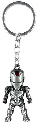 YDSTNiu Iron Keyring,Superhero Keychain,Superhero Keyring,Hero Characters Keychains,Metal Keychain, Gift for Fans