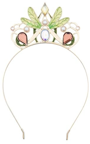 Disney Store Official - Küss den Frosch - Tiana - Diadem für Kinder - Kostüm-Accessoire mit goldfarbener Oberfläche und bunten Strasssteinen
