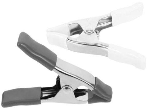 HOUDERCO 2 Stück Robuste Federklemmen für Garten und Fotografie Clip für Hintergründe für Gewächshaus und Gartenprojekte