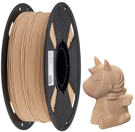 CC3D PLA Max + Wood Filament, 1,75 mm, 1 kg, 3D-Drucker-Filament, 1 kg Spule, 3D-Druckmaterialien, stärkere Pro Plus, PLA-Holzfarbe