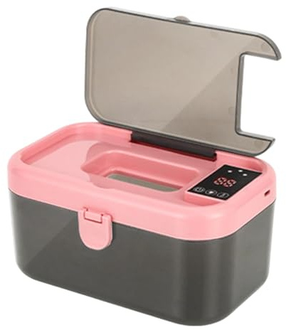 Yunhgft Chauffe-lingettes Appareil à Lingettes Humides Boîte Chauffante et Distributeur USB avec Chauffage Supérieur Approprié pour Les Déplacements et La Mai, Rose