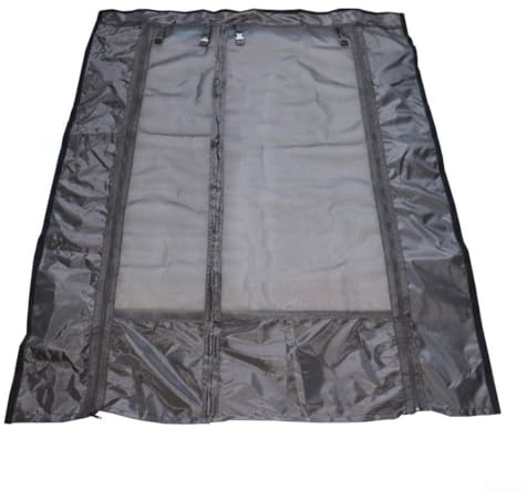 Mosquitera negra para furgonetas con puerta corredera, material PA 420D y Teslin, compatible con Fiat Ducato, RAM para PROMASTER, pantalla de privacidad para acampar al aire libre, viajes