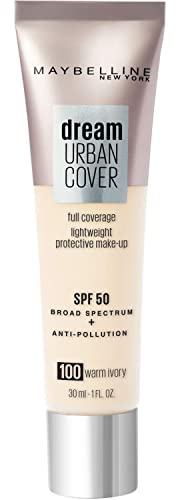 MAYBELLINE New York Dream Urban Cover, 100 Warm Ivory, 30 ml