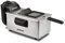 G3 Ferrari G10124 Pastella Friggitrice Inox Smontabile, 3 Lt, 2000W