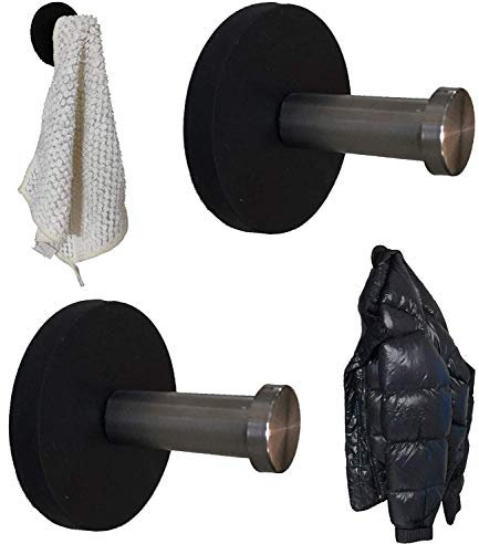 Lot de 2 crochets magnétiques avec aimant puissant pour réfrigérateur, garage, camping-car et cabine de croisière, excellent rangement et organisation de la maison ou du bureau