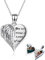 Schutzengel Flügel Medaillon Halskette hält Bilder Sterling Silber Anhänger für Frauen Schmuck Geschenke