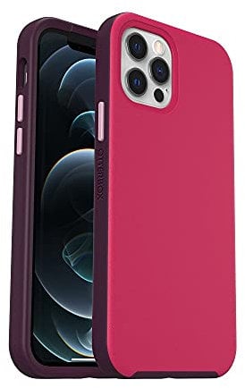 OtterBox Slim Serie Hülle für iPhone 12 / iPhone 12 Pro mit MagSafe, Stoßfest, Sturzsicher, Ultraschlank, Dünne schützende Hülle, getestet nach Militärstandard, Rosa/Lila