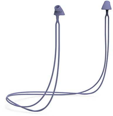 Flare Calmer Secure Mini – Small Ear Plugs Alternative – Reduce Annoying Noises Without Blocking Sound – Soft Reusable Flexible Silicone with Built-in Lanyard – Purple