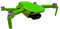 Finest Folia Schutzfolie kompatibel mit Drohne DJI Mini 2 und Controller Aufkleber Set passgenau wasserfest Skin Sticker Design Folie (Vollverklebung K160, Neon grün)