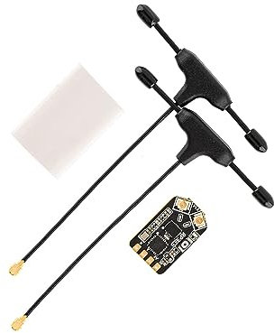 Speedybee RP3 ELRS FPV Receptor - 2.4ghz ExpressLRS Nano Receptor Drone Módulo RX con 65mm UFL T Antena, para FPV Drone Tiny Whoop Fixed wing RC Plane
