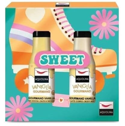 Aquolina Vaniglia Gourmand Bagno Doccia 125ml e Latte Corpo 125ml