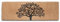 Tree Of Life Doormat (120cm x 40cm) Large, Front Door Mat, Coconut Core Fibre Heavy Duty Mat, Rug, Indoor Natural Coir Mat Ultra Wide