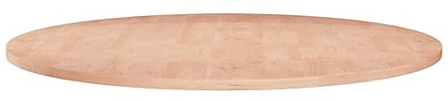 AJJHUUKI Tischzubehör Tischplatten - runde Tischplatte ??70x1,5 cm Massivholz Eiche
