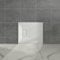 Aquariss White Rectangular Shower Tray Slate Effect SMC Slip-Resistant Shower Base for Bathroom Enclosures 800x700mm with Waste