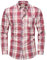 Blu Apparel Men's Checked Shirt Mens Shirts Short Sleeve and Long Sleeve Cotton Casual Shirt for Men (UK, Alpha, M, Regular, Regular, Red Long Sleeve)