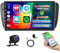 Roinvou 2+64GB Radio Coche para Seat Ibiza 2009-2013 Inalámbrico Carplay Android Auto, 9 Pulgadas Pantalla Táctil Android 15 Bluetooth Radio WiFi GPS EQ FM/RDS SWC Cámara Trasera