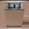 Hotpoint Fully Integrated Slimline Dishwasher - Black Control Panel with Fixed Door Fixing Kit Kit - C Rated