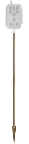 Folgtek Support de caméra avec piquet de sol - Support multifonction d'extérieur - Support de montage universel pour caméras de chasse, accessoires de pêche, panneaux solaires, caméras de surveillance