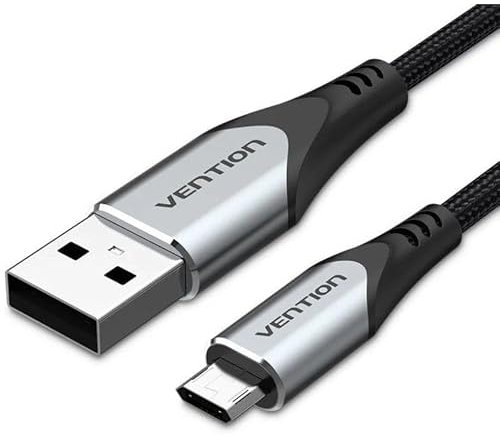 Watio Wave Cable usb - cable usb 2.0 a micro usb de 1.5 m en color gris, ideal para transferencia de datos y carga. Compatibilidad universal.*