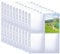10 Stück Transparent Postkartenhüllen, A4 Fotohüllen, 4 Fächer Doppelseitig Klarsichtfolien A4, 40 Taschen Foto Seitenschutz für Familien, Hochzeits