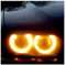 2pcs LED Angel Eyes Marker Lights Bulbs for E39 E53 E60 E61 E63 E64 E65 E66 E87 52 5i 530i Xi 545i M5 Error Free 2 * 5W(Yellow)