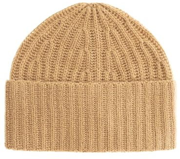 Zwillingsherz 100% Kaschmir Beanie – Strickmütze aus Cashmere – Hochwertige Grobstrick Mütze für Damen – Wintermütze One Size – Weiche & warme Mütze – Premium Qualität für Herbst, Winter & Frühling