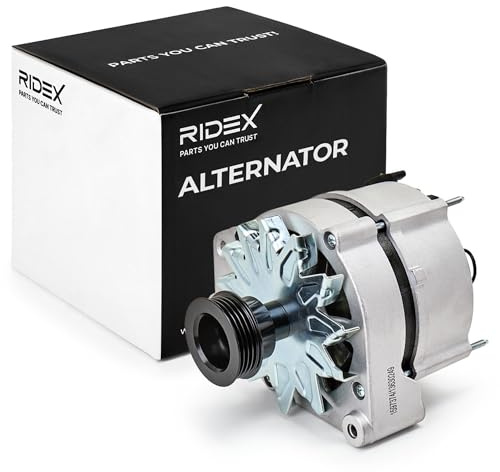 RIDEX 4G0061 Lichtmaschine 90A Generator LiMa 12V Alternator mit Riemenscheibe Kompatibel mit VW Golf 2 19E, 1G1 50903023J 025903023 026903015F