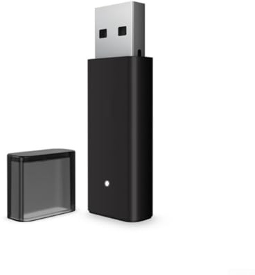 Adattatore wireless per controller Xbox One, dongle USB di seconda generazione per PC 10, design compatto in ABS per una connettività di gioco senza interruzioni, per una facile installazione, nero