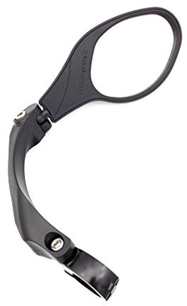 Hafny Edelstahl-Linsen-Lenker-Fahrrad-Spiegel w/Reflektor, sicherer Rückspiegel, Fahrrad-Spiegel, HF-MR081 (Right)