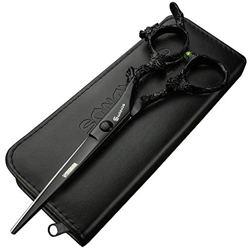 Friseur professionelle 6Zoll-7Zoll-8Zoll-9Zoll-High-End-JP440c Friseur Schere Anzug Frisur Stil Frisur Werkzeuge haarschere set (scissors set) (6-Zoll-Flachschere-A)