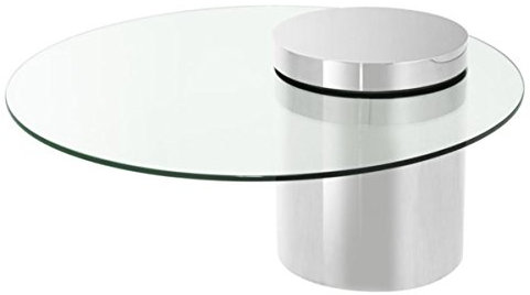 Casa Padrino Designer Couchtisch Silber 90 x H. 43 cm - Luxus Kollektion