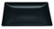 Visiodirect Lot de 6 Assiettes Plates Kuro carrées Noire 26 x 26 cm
