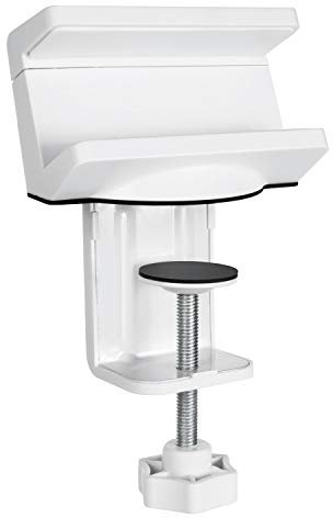 Maclean MC808 Universal Power Strip Mount Desk Mount Desk Attachment Organizer, White