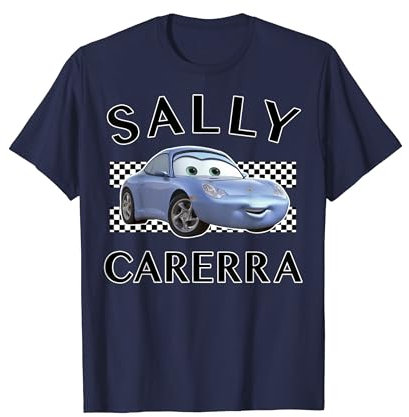 Disney Pixar Cars Sally Carerra Finish Line Poster T-Shirt