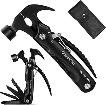 Regalos Para Hombres Hija Hijo, Multiherramienta Hammer 12 En 1 Para Camping Senderismo, Mochila, Regalos Para Papá Marido, Adolescentes, Mini Multiherramienta De Supervivencia