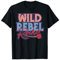Wilder Rebell Rocker Rose Vintage Tattoo Grafik Frauen Kind T-Shirt