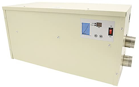 TGHY 5,5kW 11kW 15kW Elektrischer Poolheizungen Thermostat 220V 380V Schwimmbadheizung Spa Elektrische Wassererwärmerpumpe Whirlpoolthermostat für Oberirdischen Einbaupool,11kw