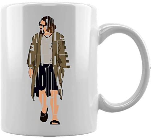 The Big Lebowski The Dude Keramikbecher Weißes Kaffee Tee Wasser Tasse Büro Home Ceramic White Mug Cup
