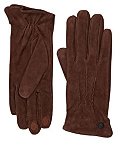 ESPRIT Damen 112EA1R318 Handschuh für besondere Anlässe, 200/DARK Brown, 7