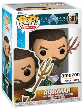 Funko Pop! Movies: DC - Aquaman And The Lost Kingdom Aquaman - Aquaman - Diamant-Glitzer - Amazon-Exklusiv - Vinyl-Sammelfigur - Geschenkidee - Offizielle Handelswaren - Movies Fans