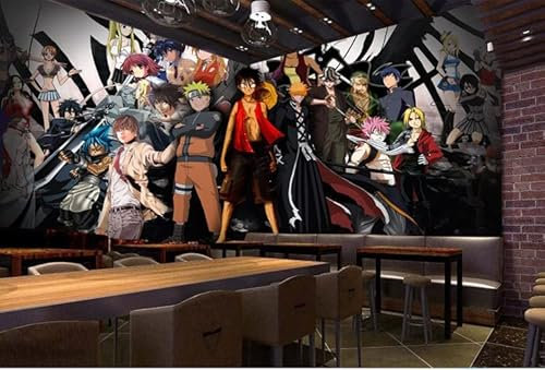 Wandbild Tapeten Anime NARUTO Peripheral Printing Murals Teenager Jungen und Mädchen Schlafzimmer Wandtapete Wohnzimmer Arbeitszimmer Dekoration Tapete